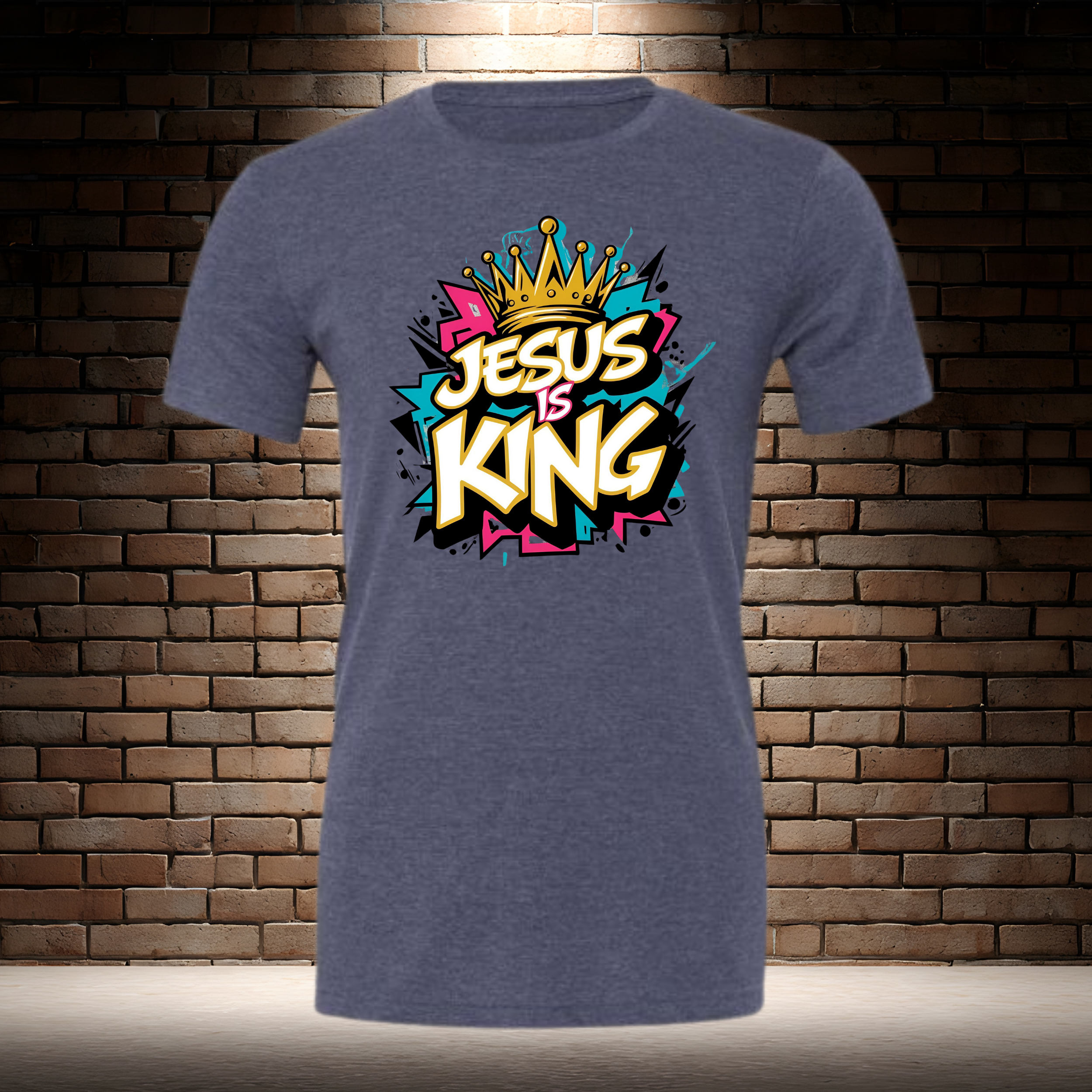 Jesus Is King - Color Burst