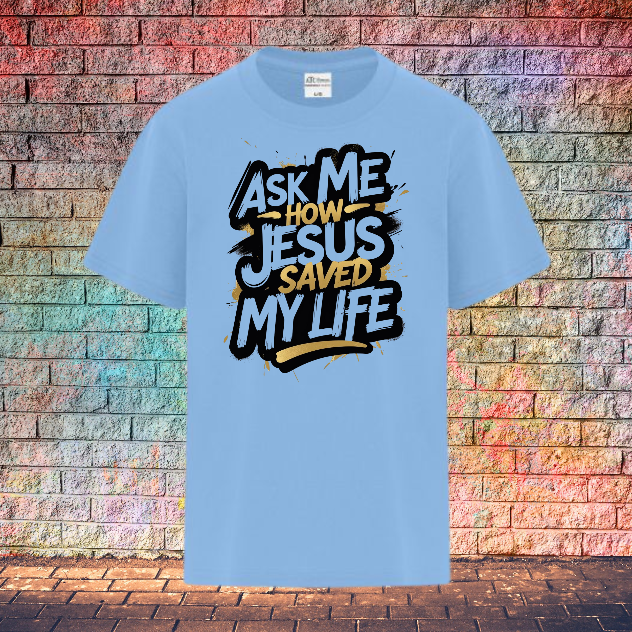 Ask Me How Jesus Saved My Life - Youth T-Shirt