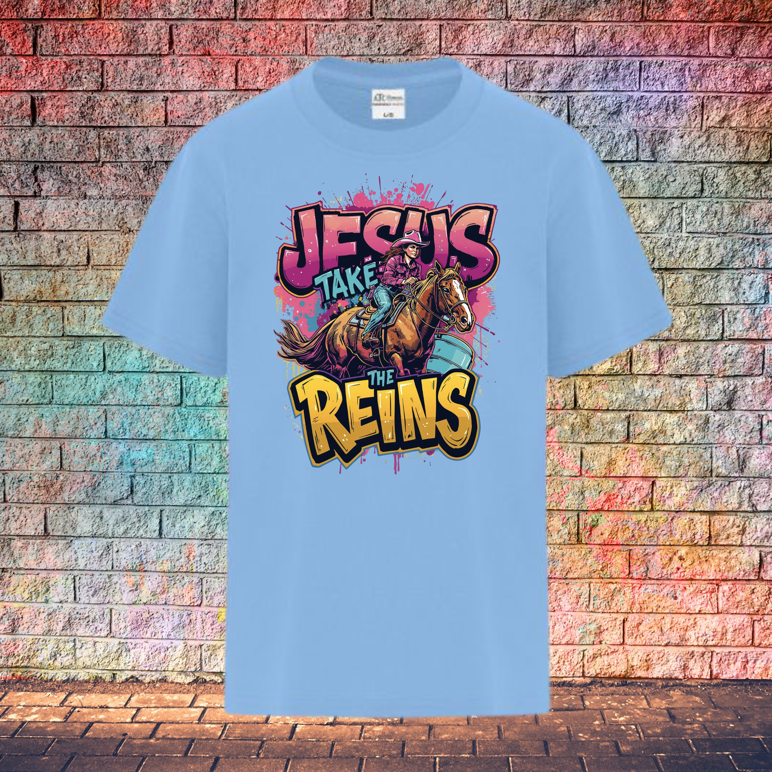 Jesus Take The Reins - Youth T-Shirt