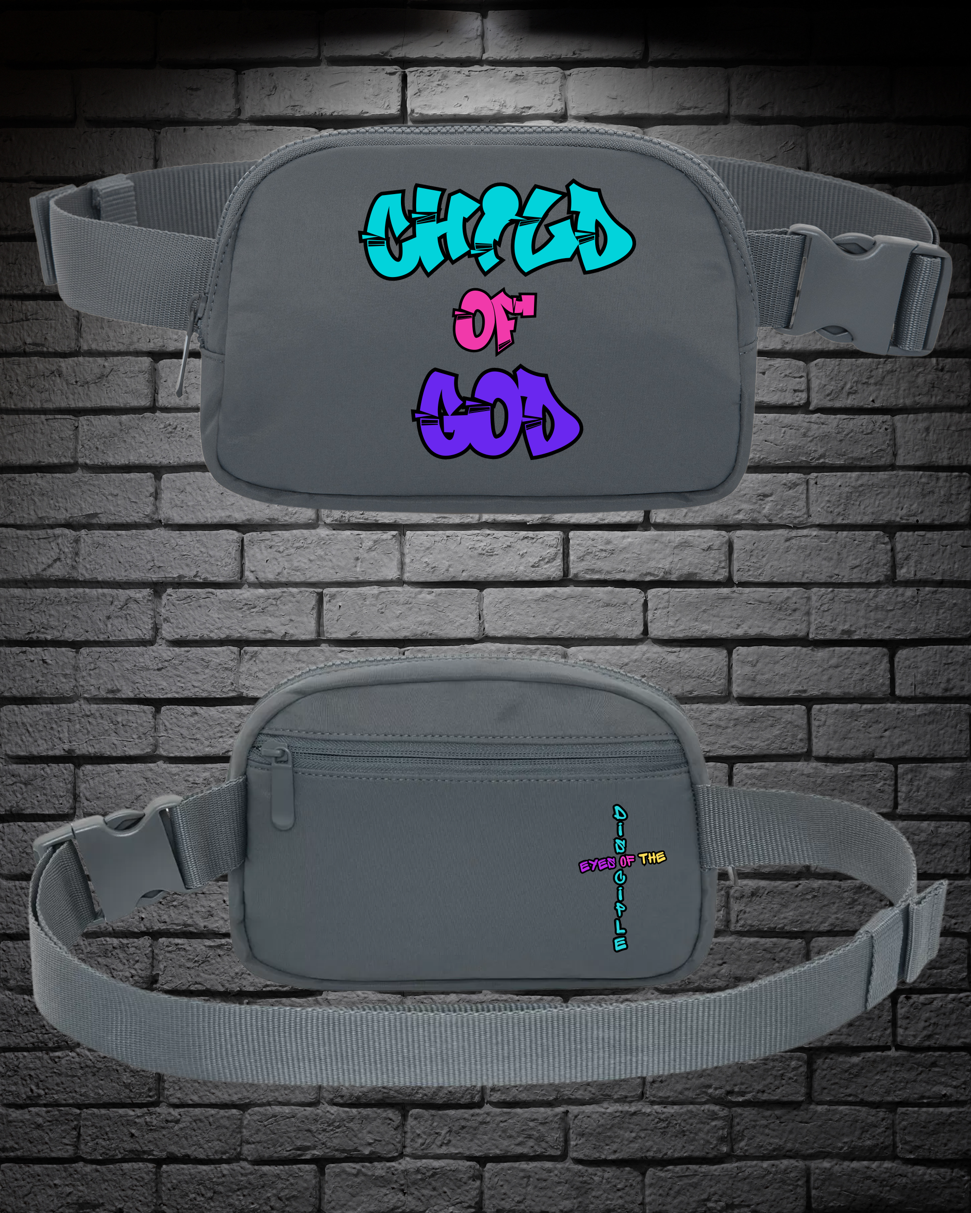 Storm Grey - Cross Body / Hip Bag