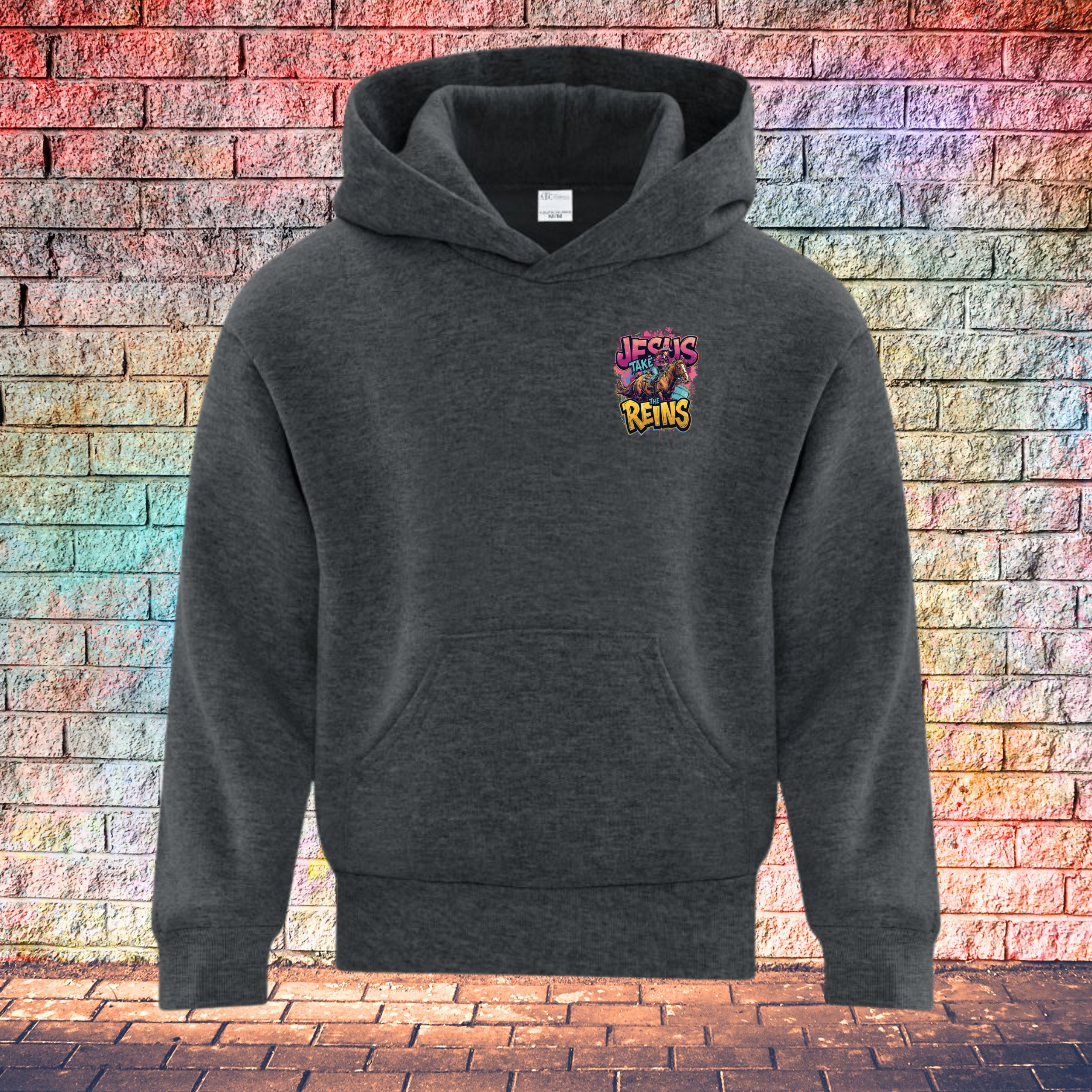 Jesus Take The Reins - Youth Hoodie