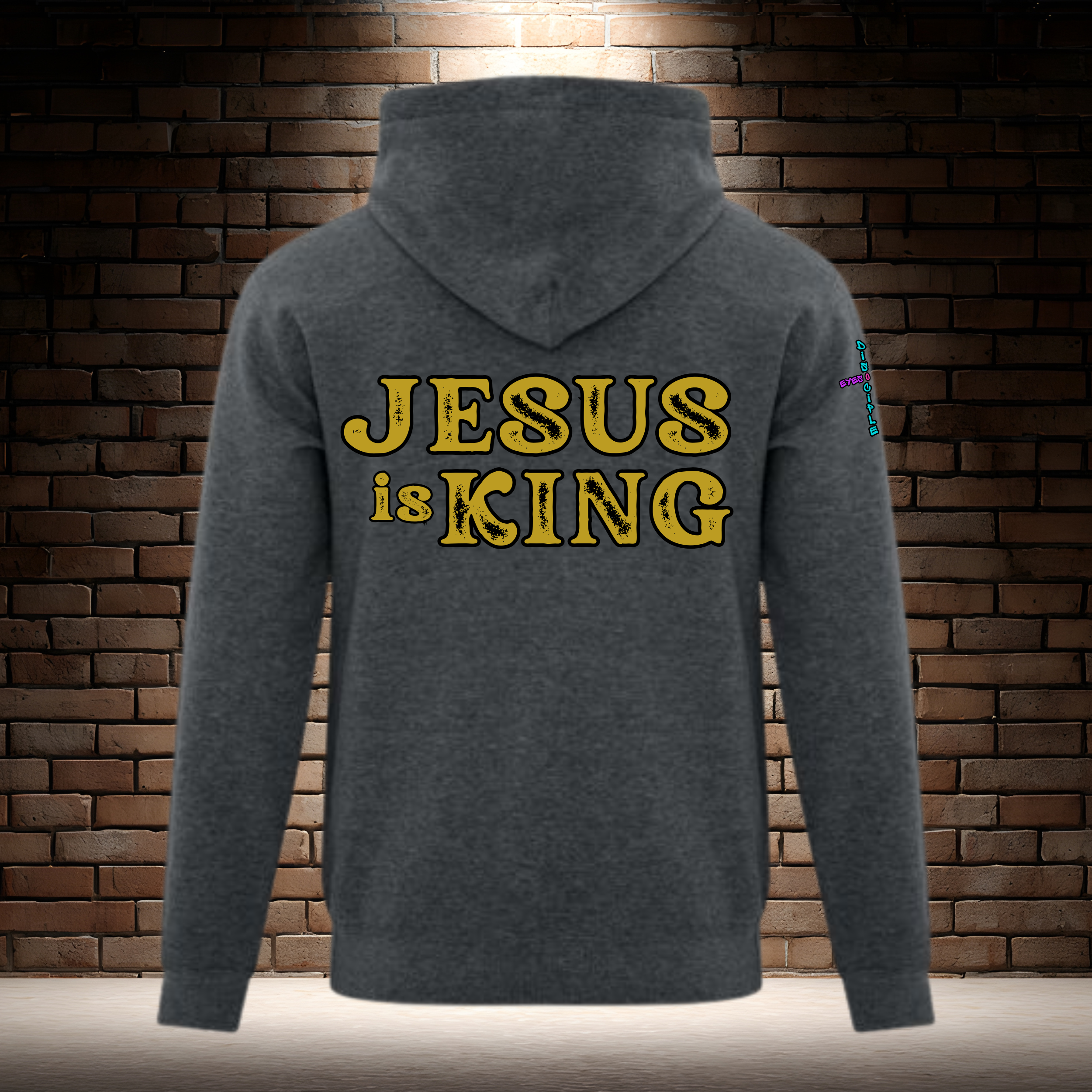 Jesus Is King - Rustic Gold