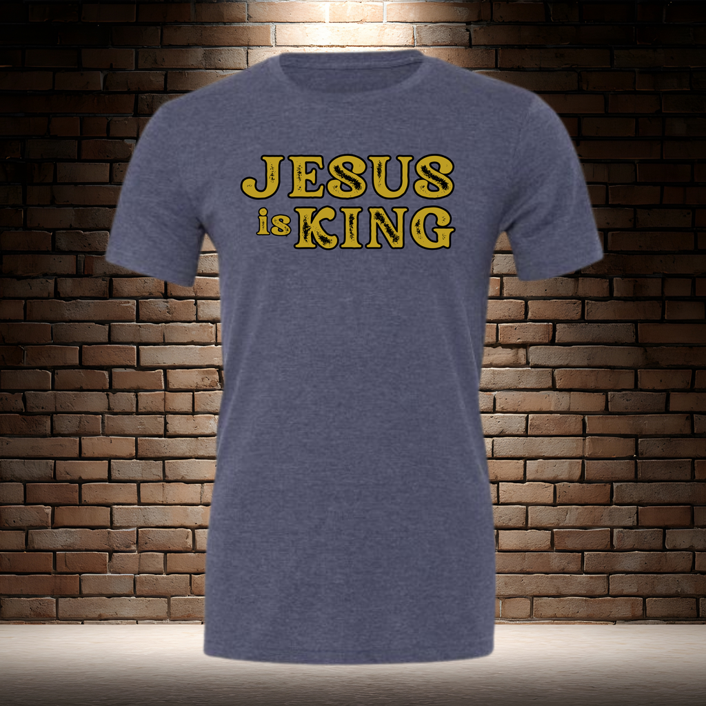 Jesus Is King - Rustic Gold