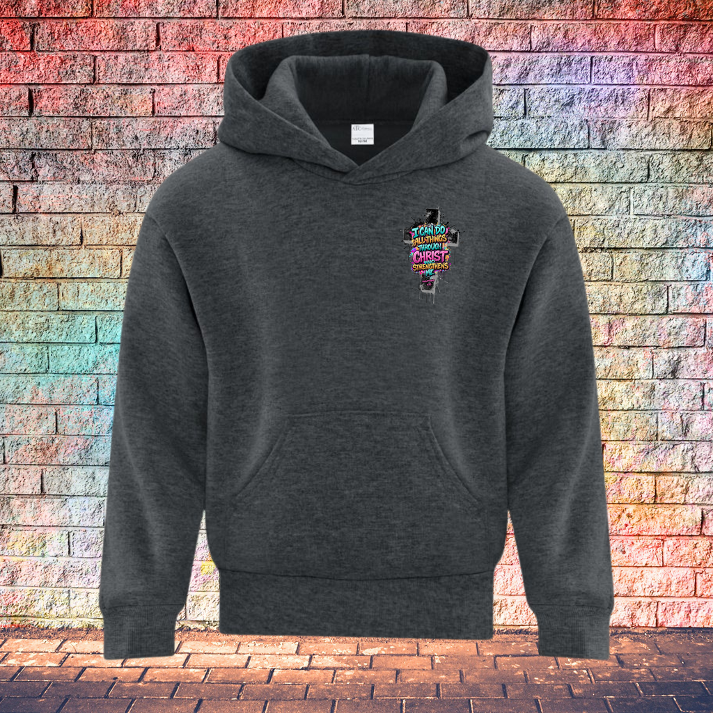I Can Do All Things Through Christ Who Strengthens Me - Youth Hoodie