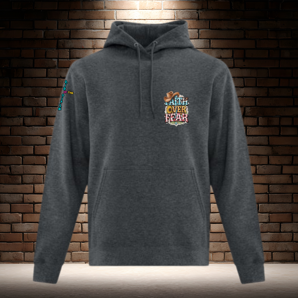Faith Over Fear - Cowboy Hat Top Left