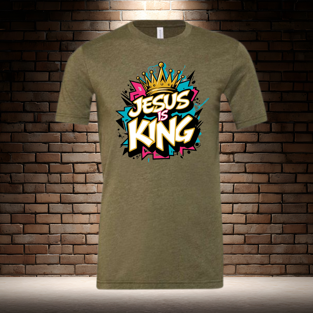 Jesus Is King - Color Burst
