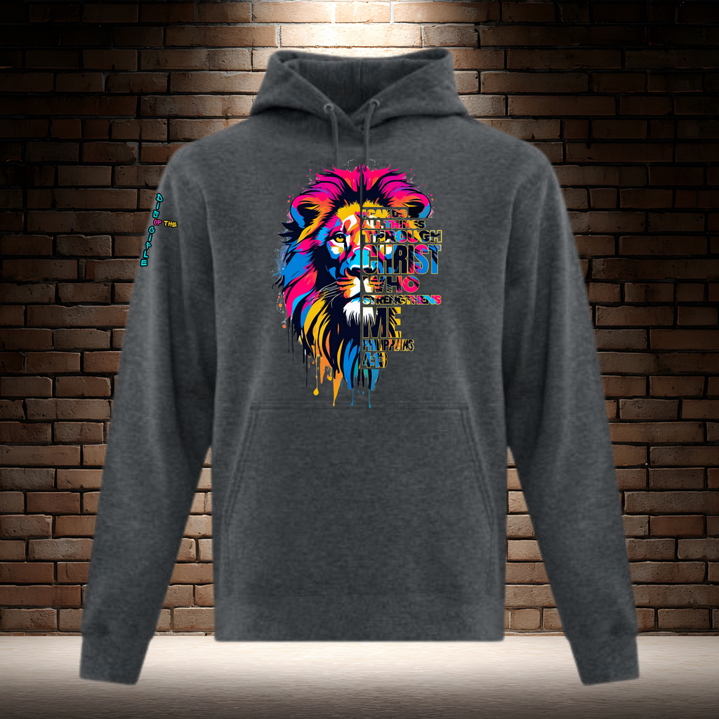 Philippians 4:13 Lion and Bold Jesus