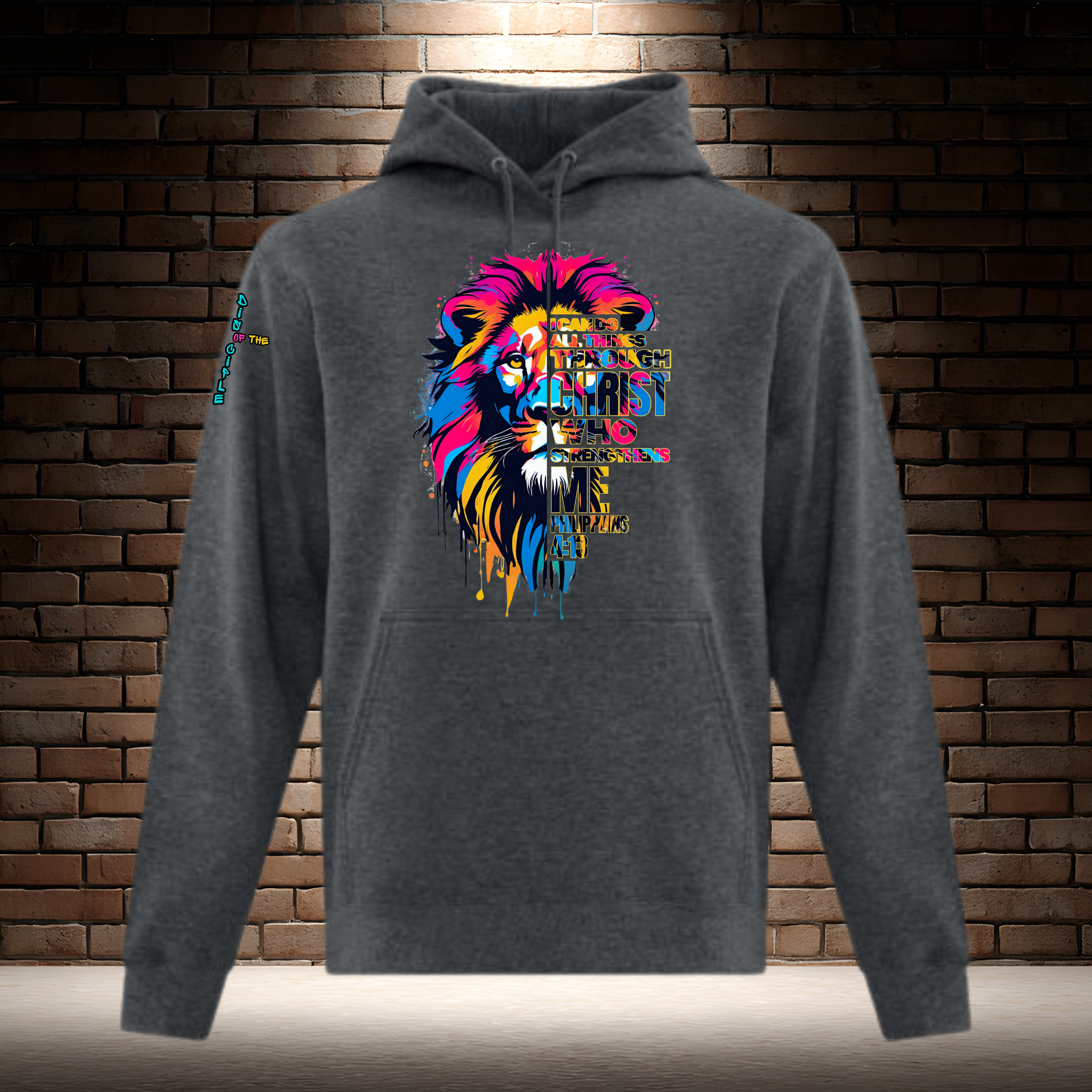 Philippians 4:13 Lion and Bold Jesus