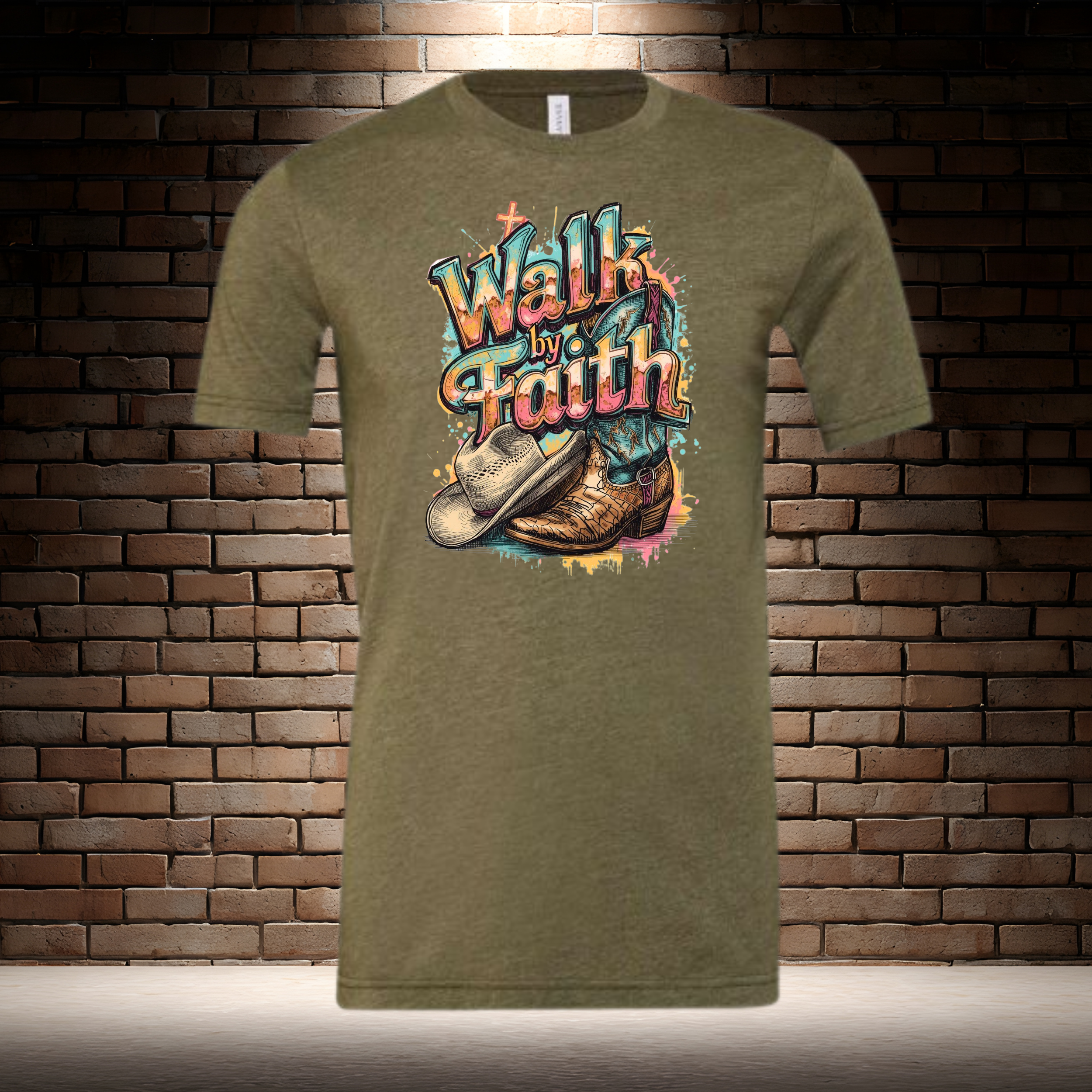 Walk By Faith - Boot and Hat