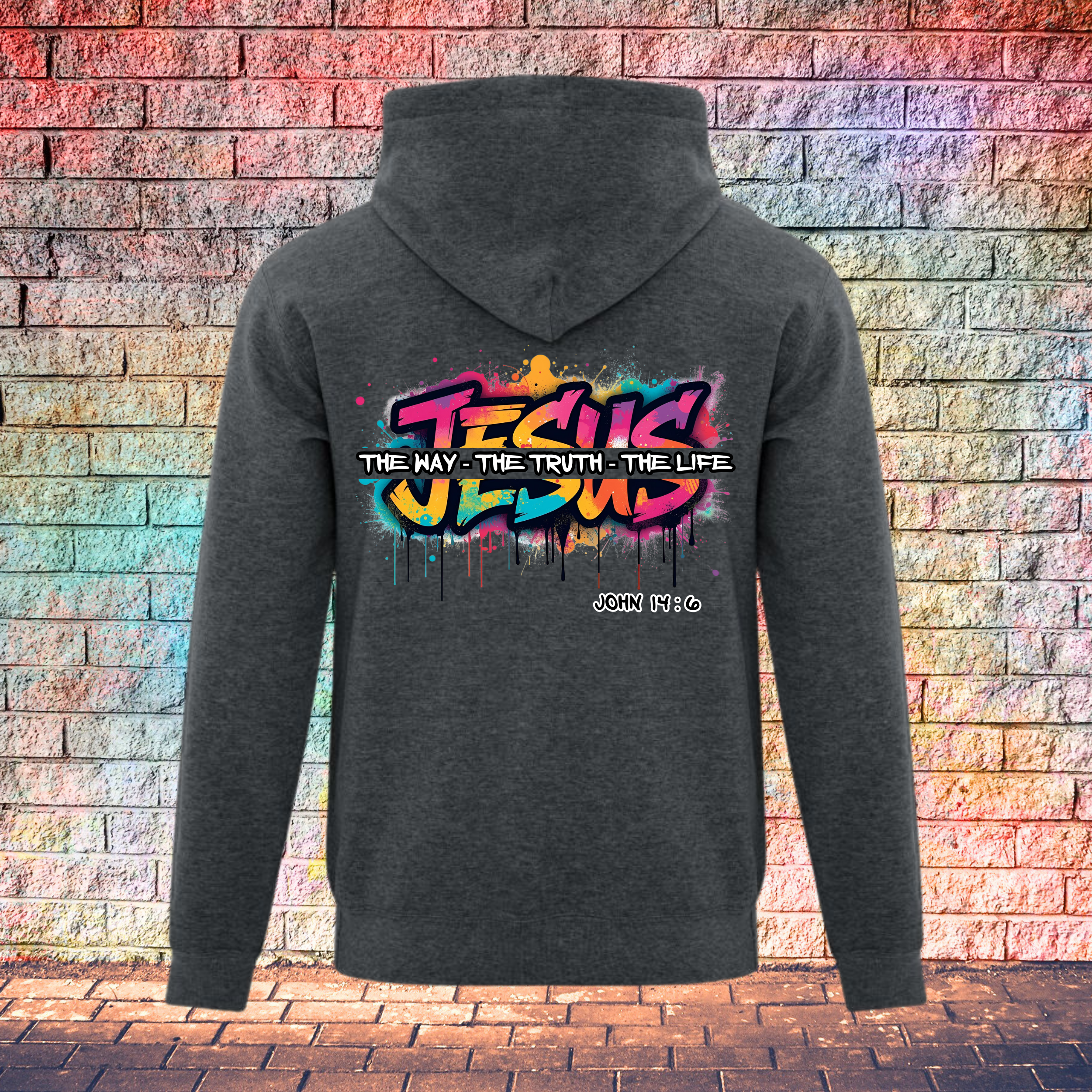 Jesus Is The Way The Truth The Life - Youth Hoodie