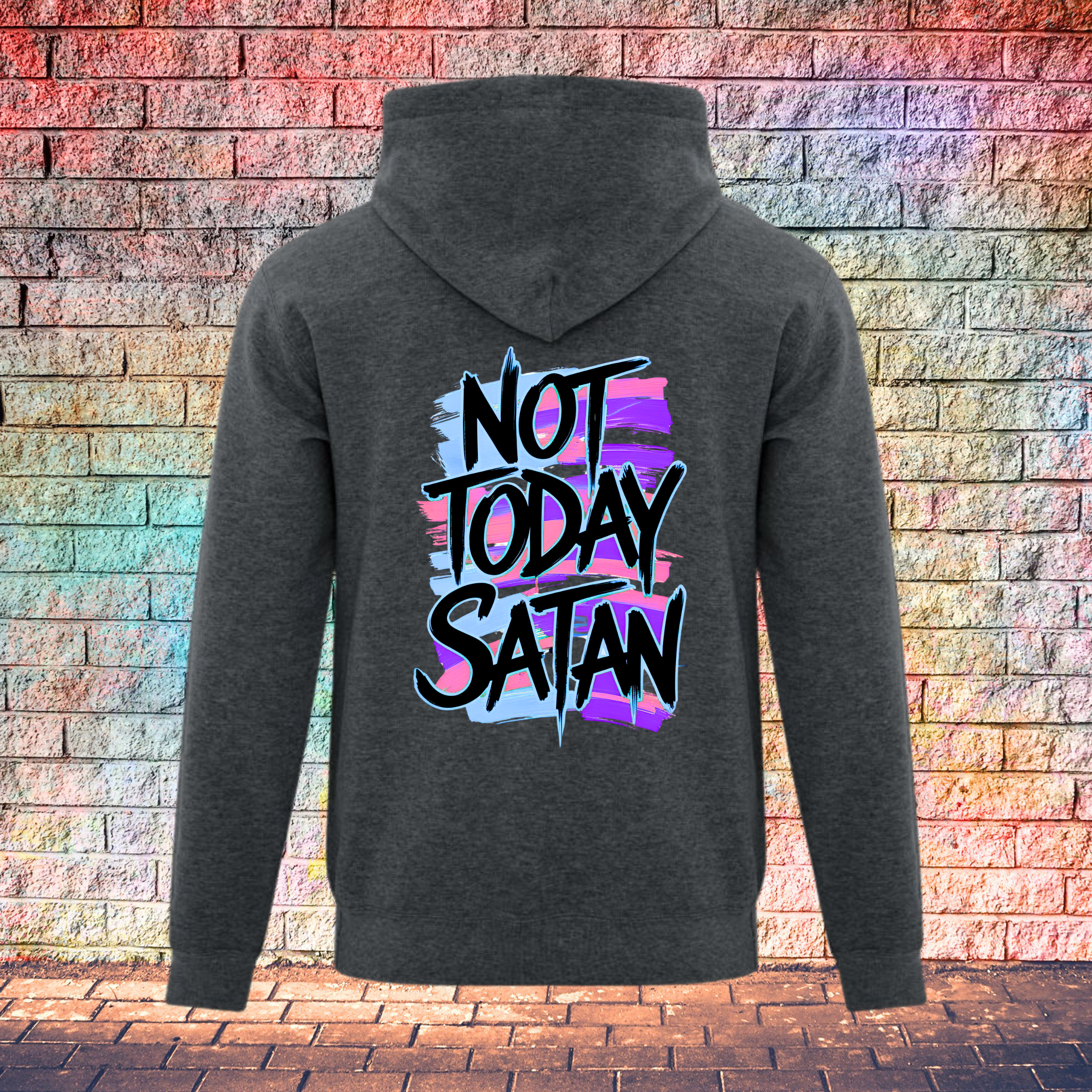 Not Today Satan - Youth Hoodie