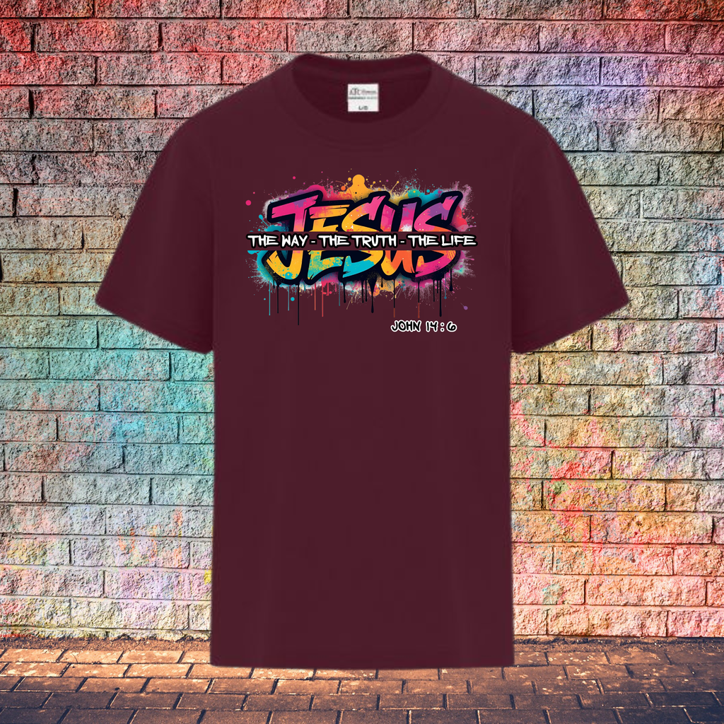 Jesus Is The Way The Truth The Life - Youth T-Shirt