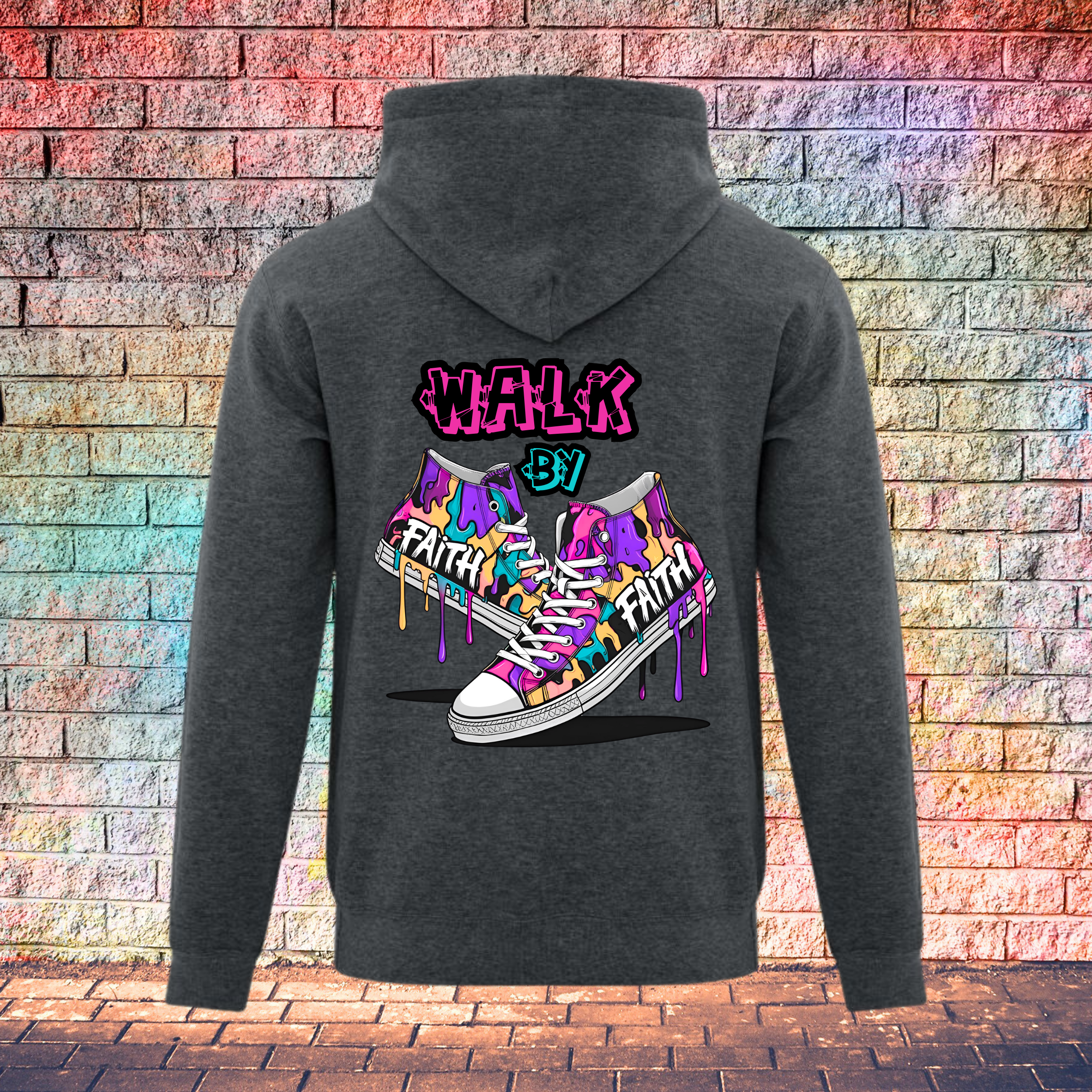 Walk By Faith / Shoes - Youth Hoodie