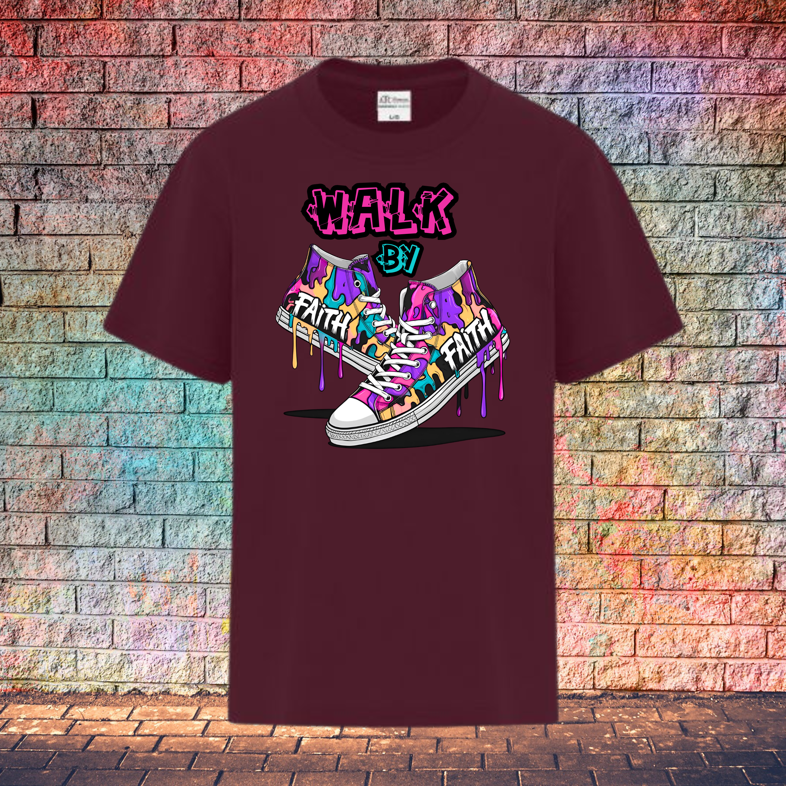 Walk By Faith / Shoes - Youth T-Shirt