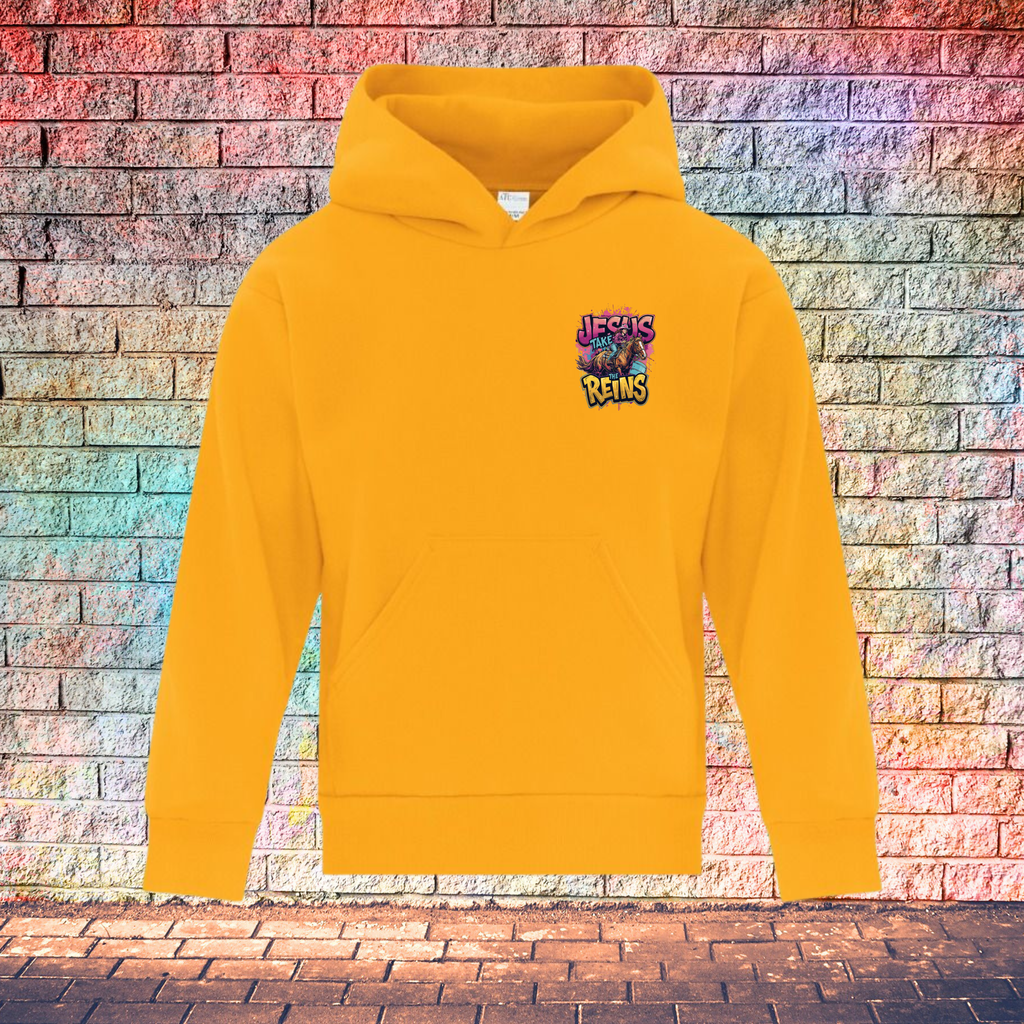 Jesus Take The Reins - Youth Hoodie