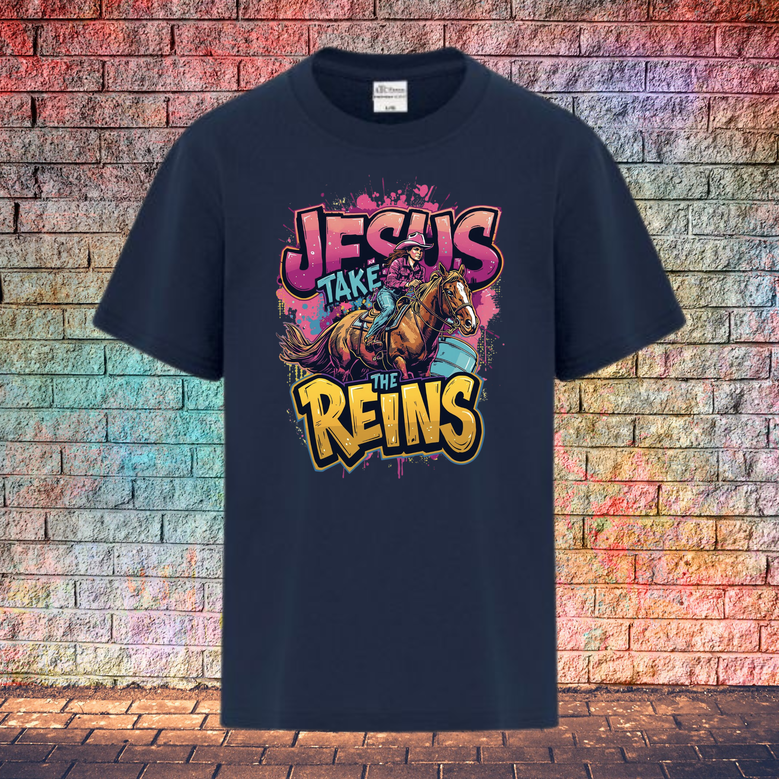 Jesus Take The Reins - Youth T-Shirt