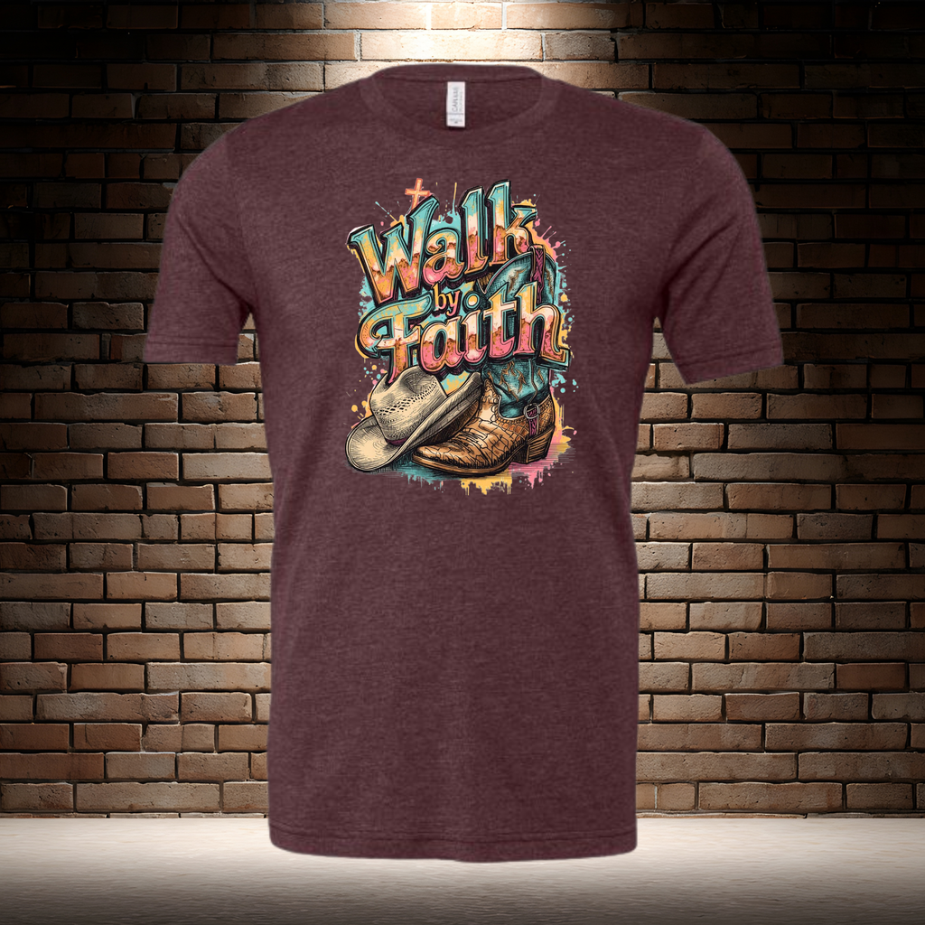 Walk By Faith - Boot and Hat