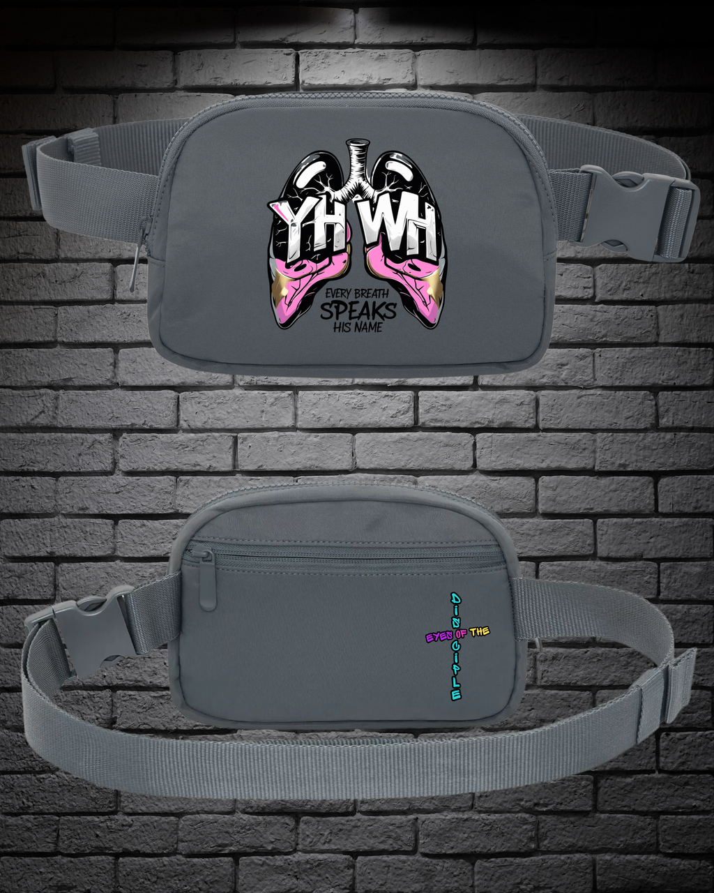 Storm Grey - Cross Body / Hip Bag