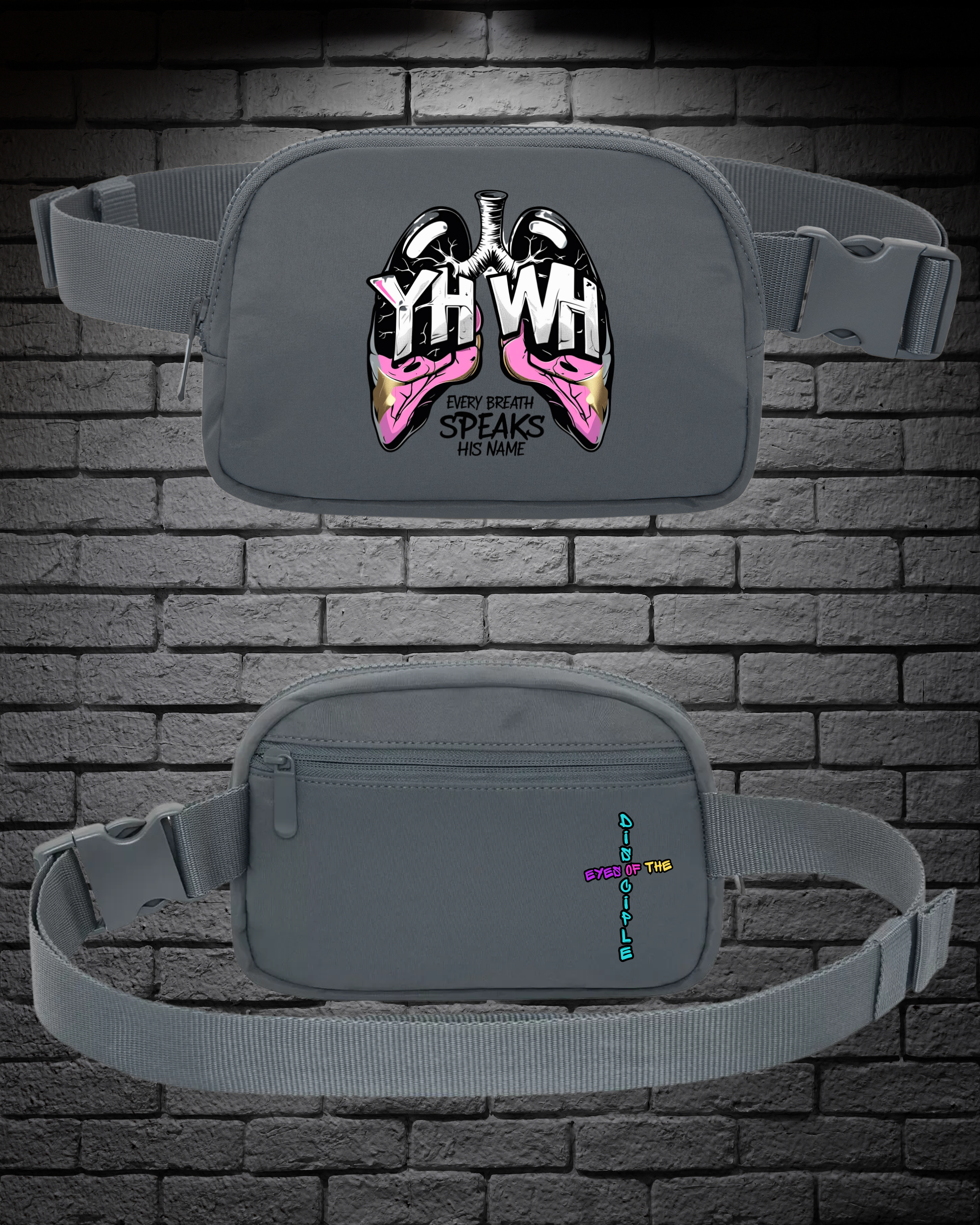 Storm Grey - Cross Body / Hip Bag