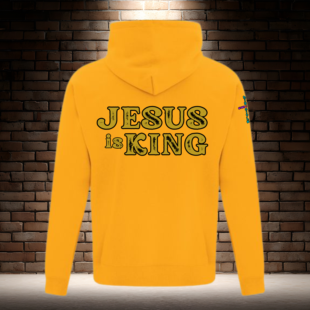Jesus Is King - Rustic Gold