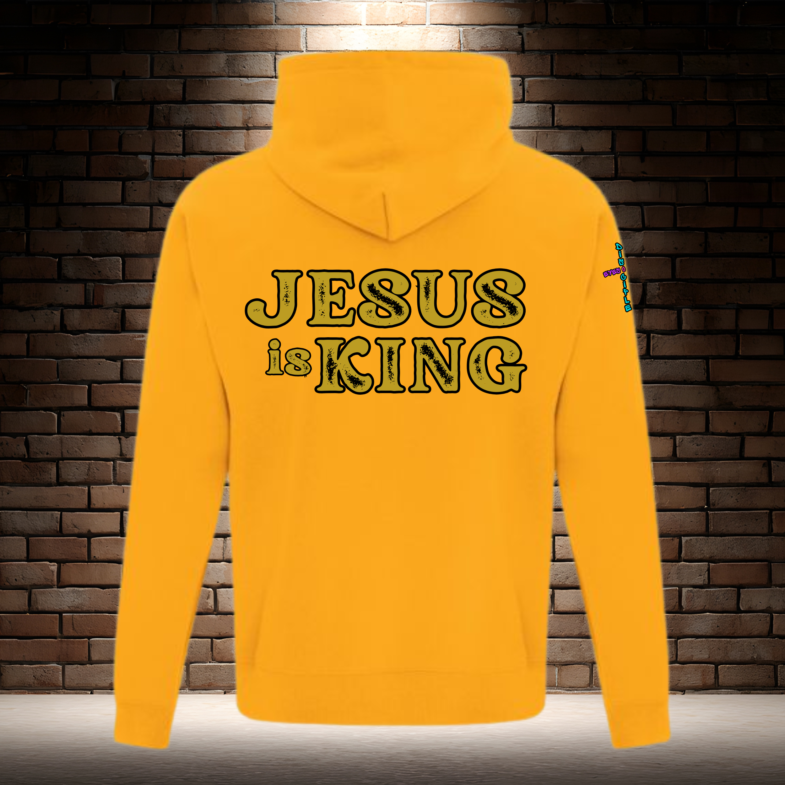 Jesus Is King - Rustic Gold