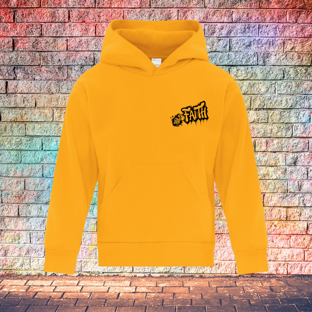 Faith Graffiti Spray - Youth Hoodie