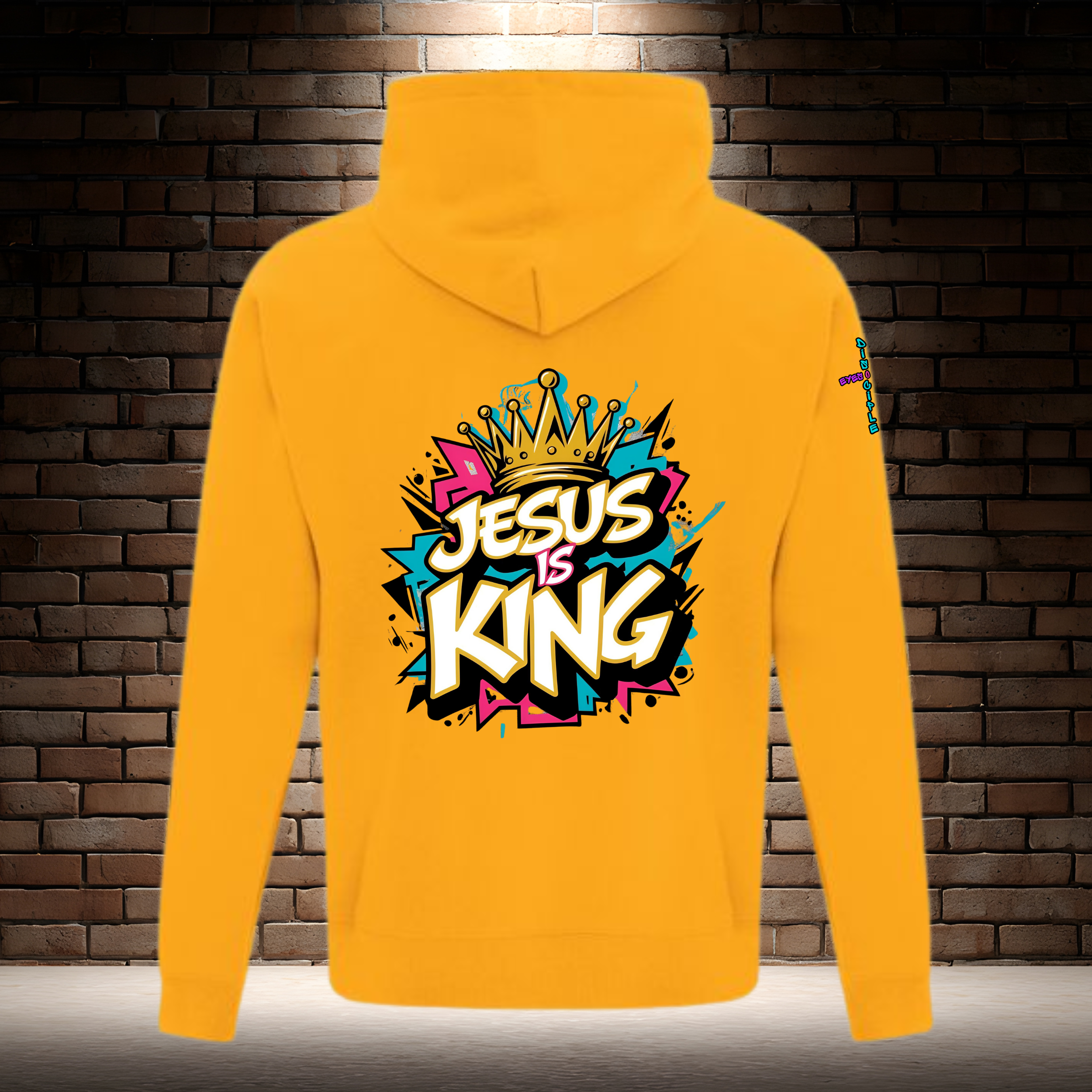 Jesus Is King - Color Burst