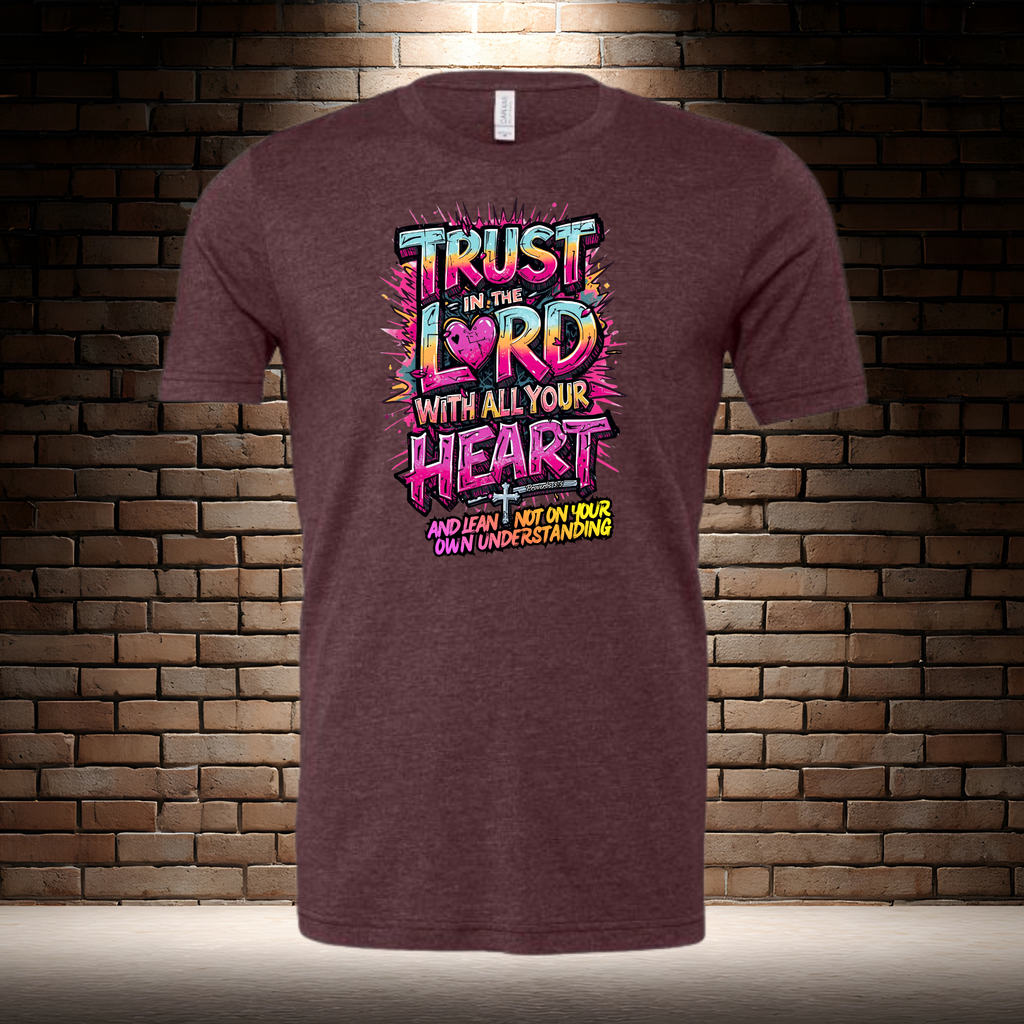 Trust In The Lord With All Your Heart And Lean Not On Your Own Understanding