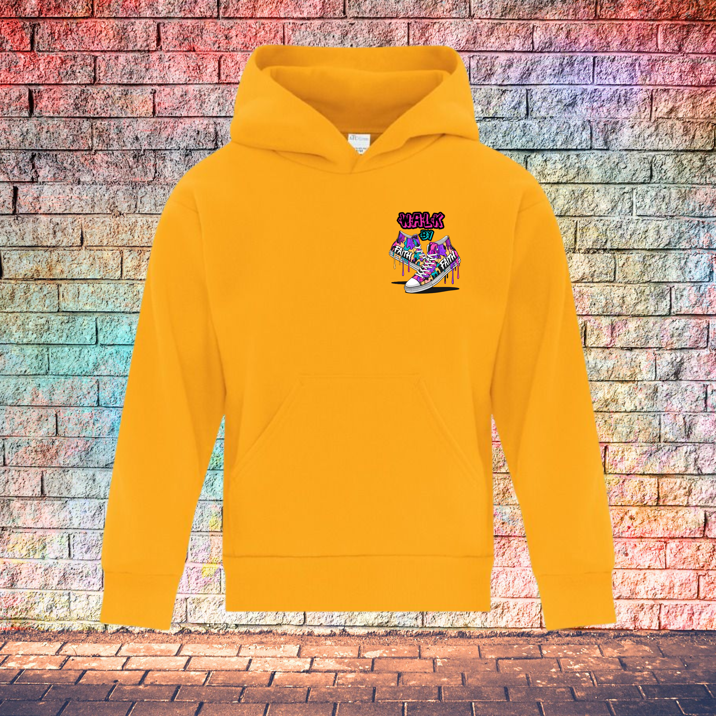 Walk By Faith / Shoes - Youth Hoodie