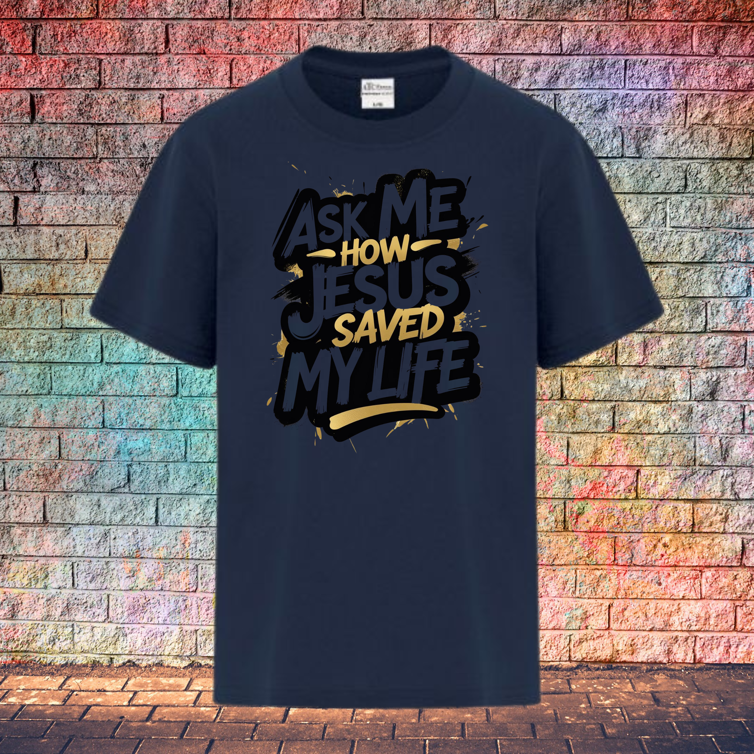Ask Me How Jesus Saved My Life - Youth T-Shirt