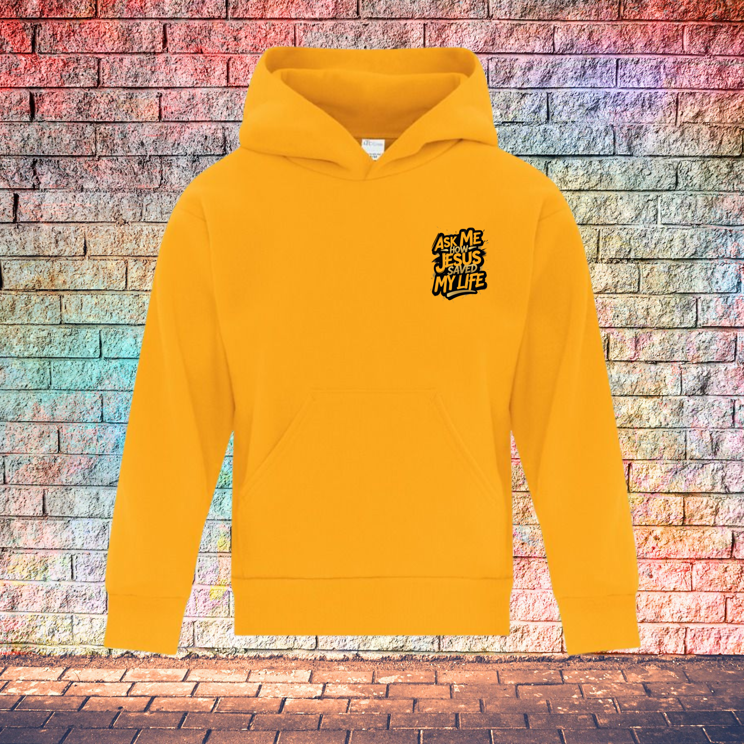 Ask Me How Jesus Saved My Life - Youth Hoodie