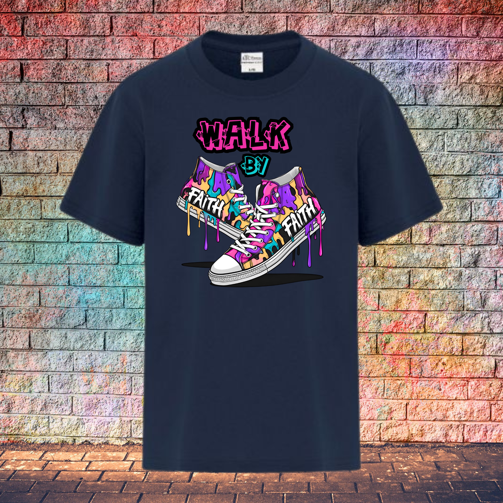 Walk By Faith / Shoes - Youth T-Shirt