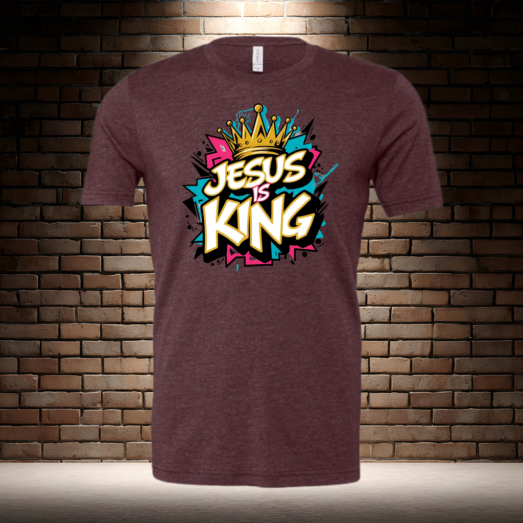 Jesus Is King - Color Burst