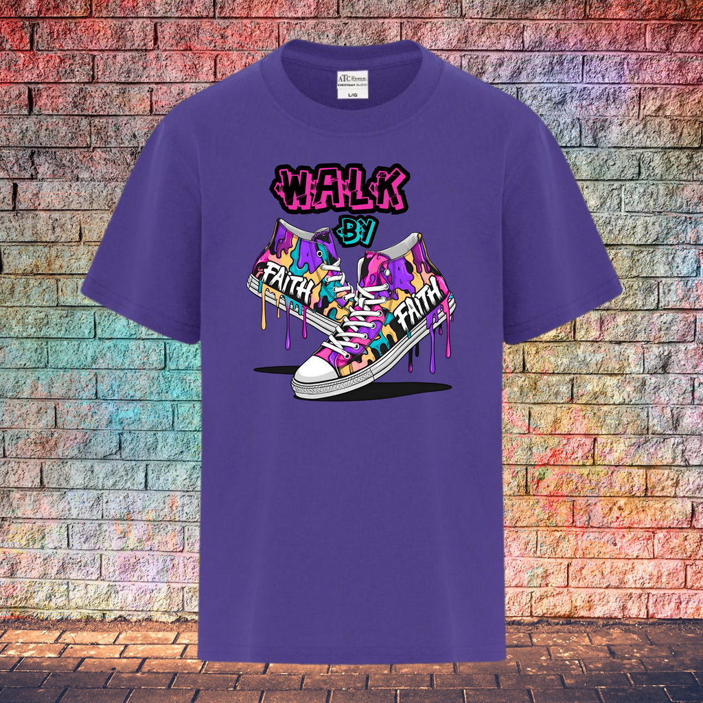 Walk By Faith / Shoes - Youth T-Shirt