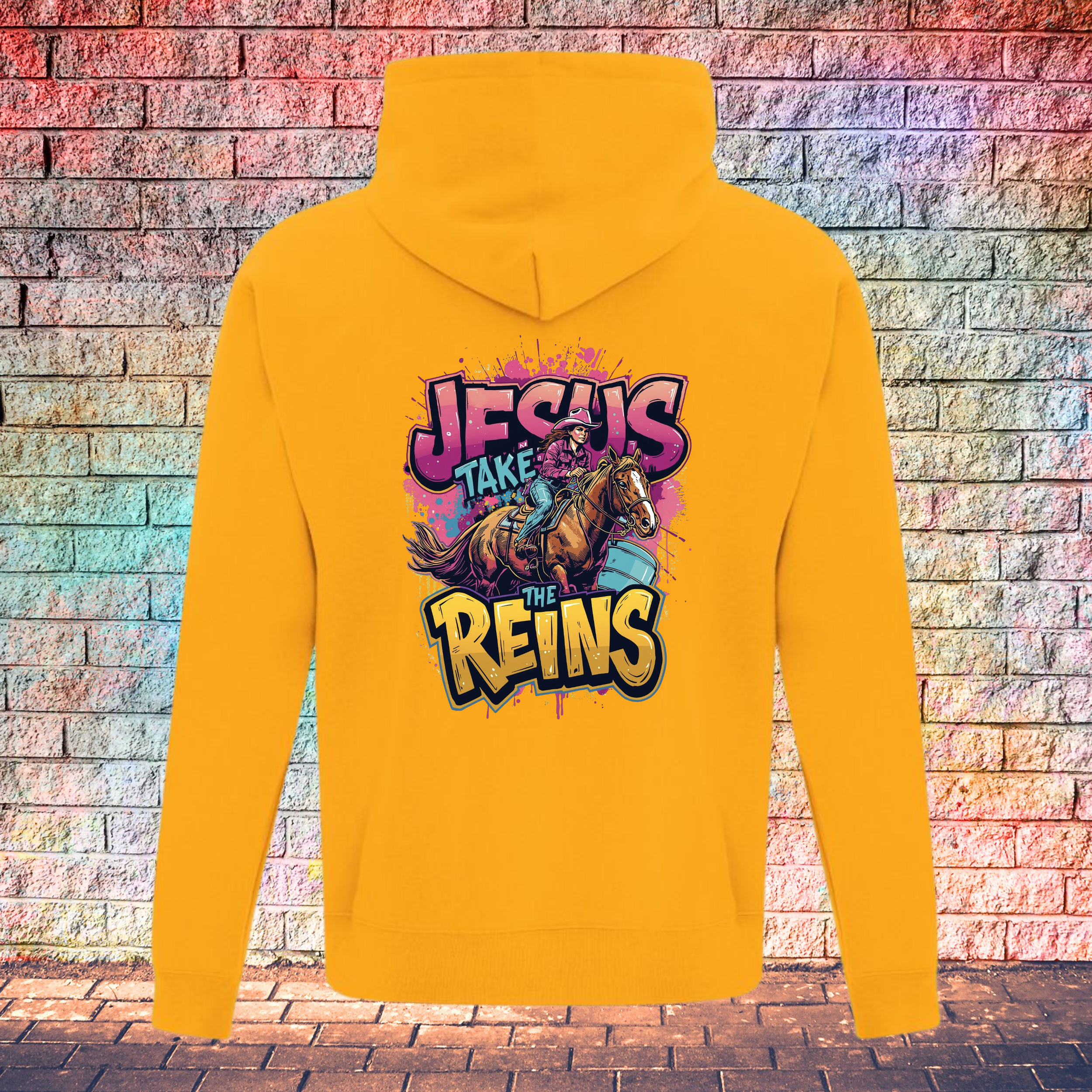 Jesus Take The Reins - Youth Hoodie