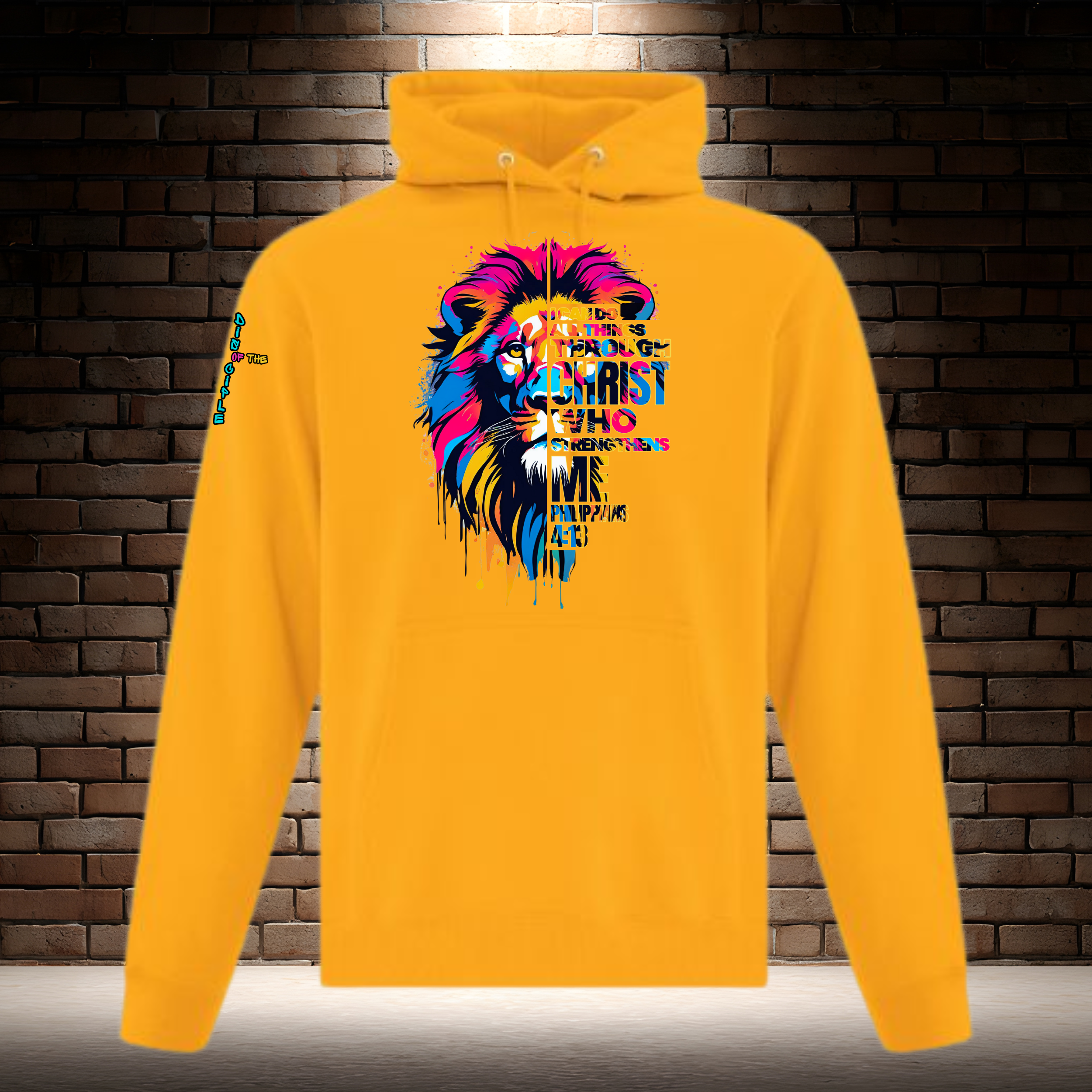 Philippians 4:13 Lion and Bold Jesus