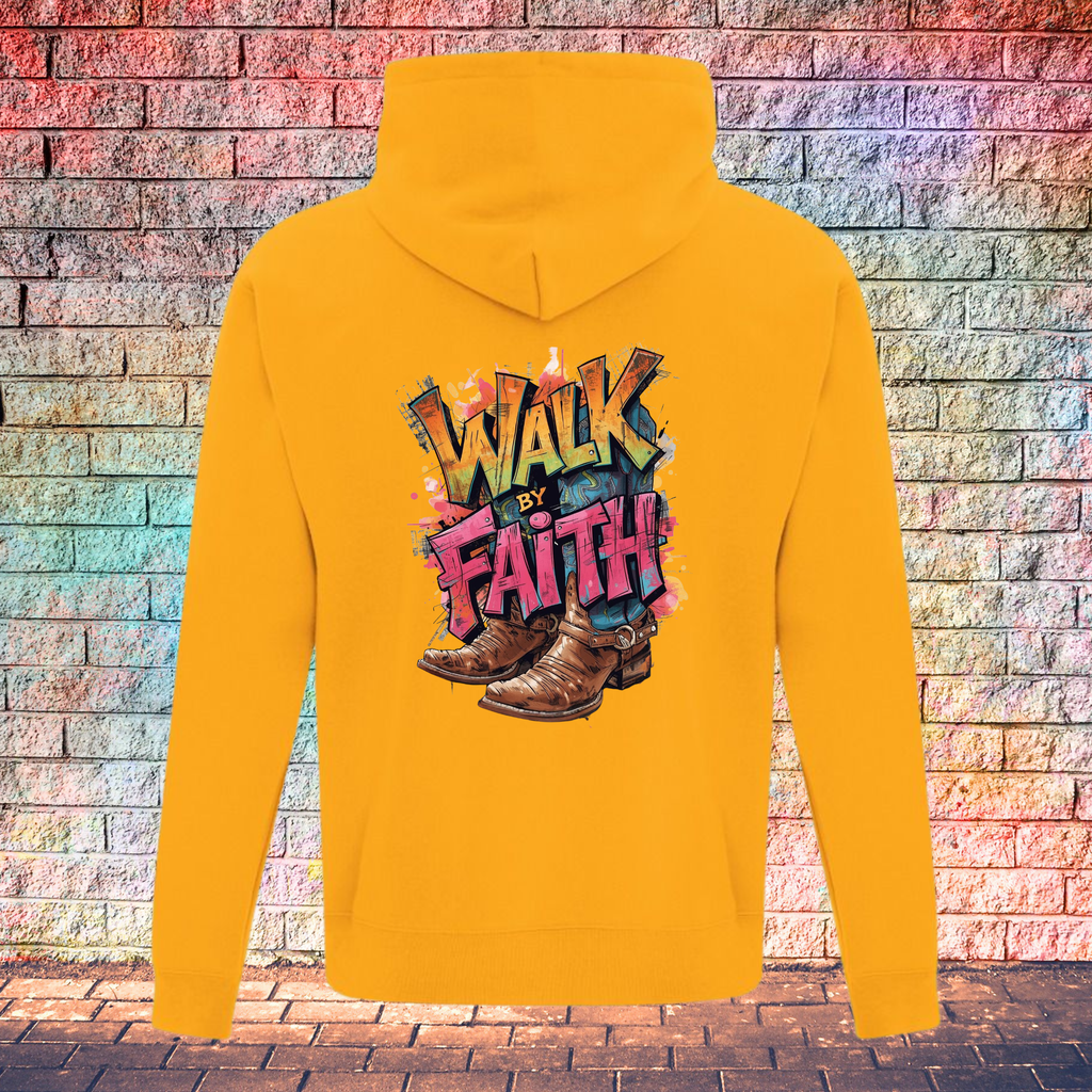 Walk By Faith / Two Boots - Youth Hoodie