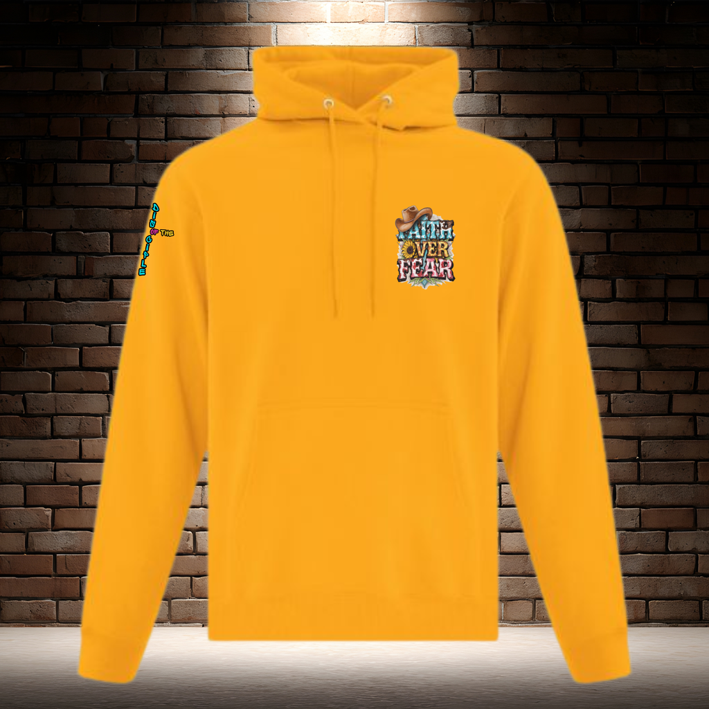 Faith Over Fear - Cowboy Hat Top Left