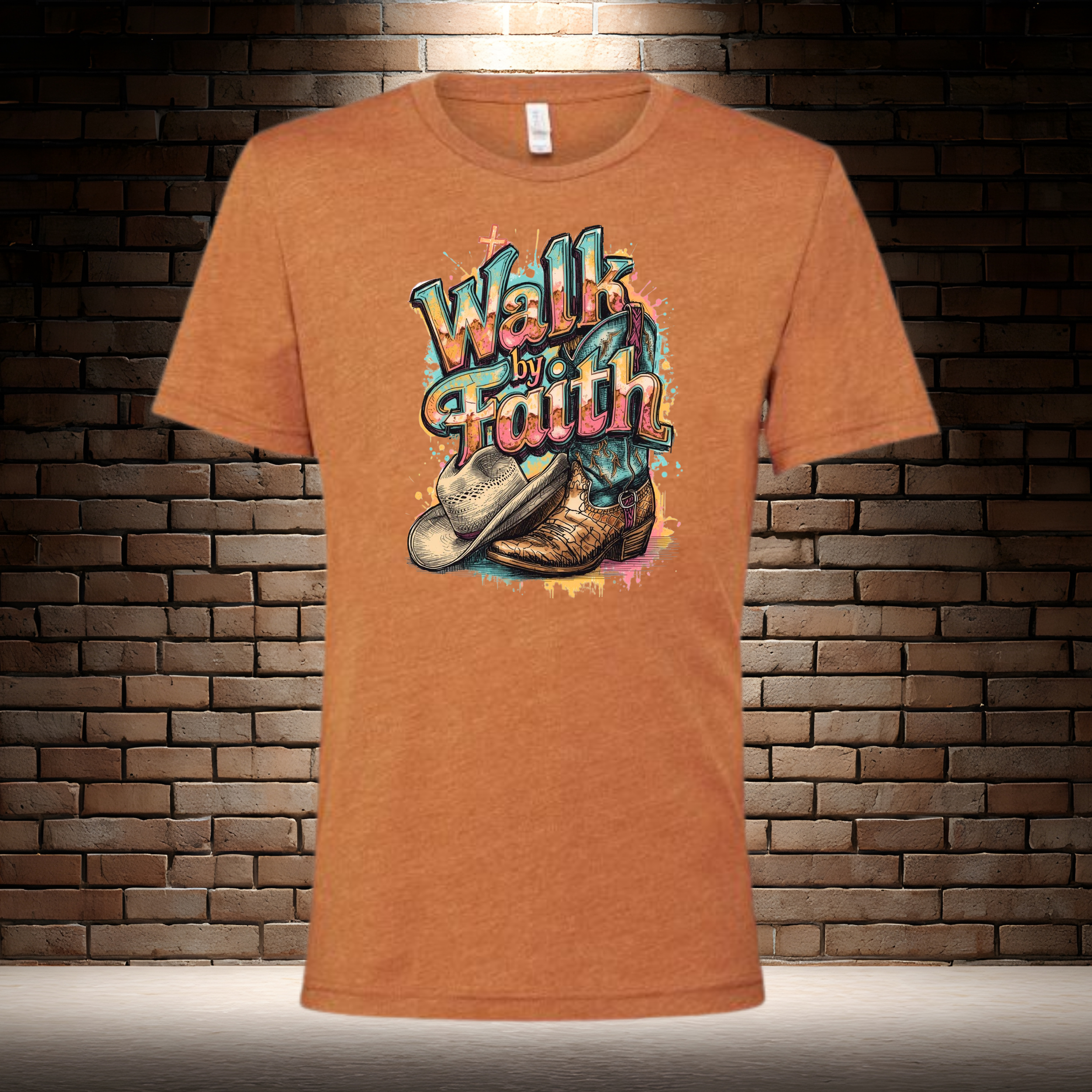 Walk By Faith - Boot and Hat
