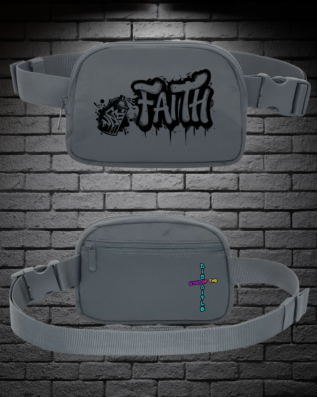 Storm Grey - Cross Body / Hip Bag