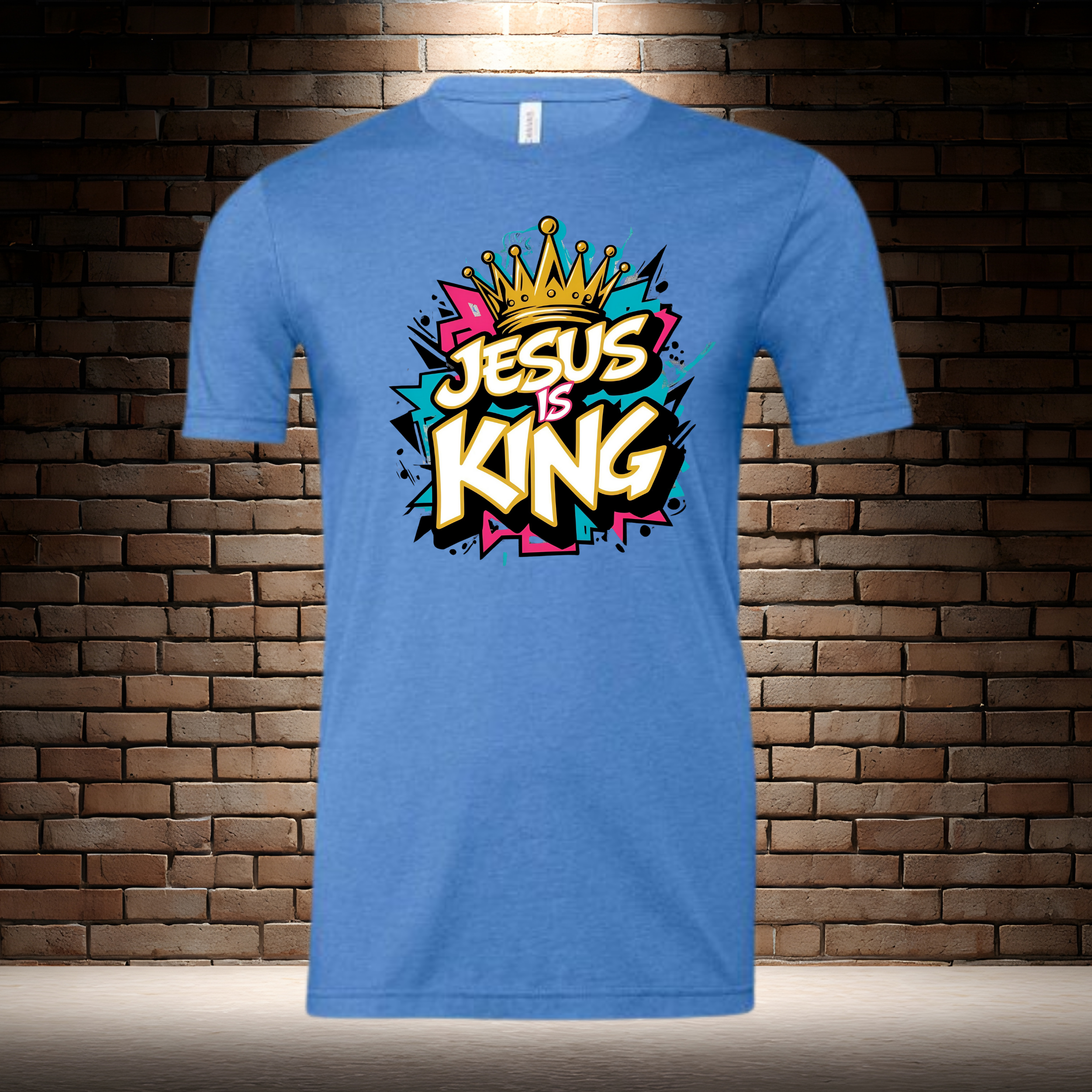 Jesus Is King - Color Burst