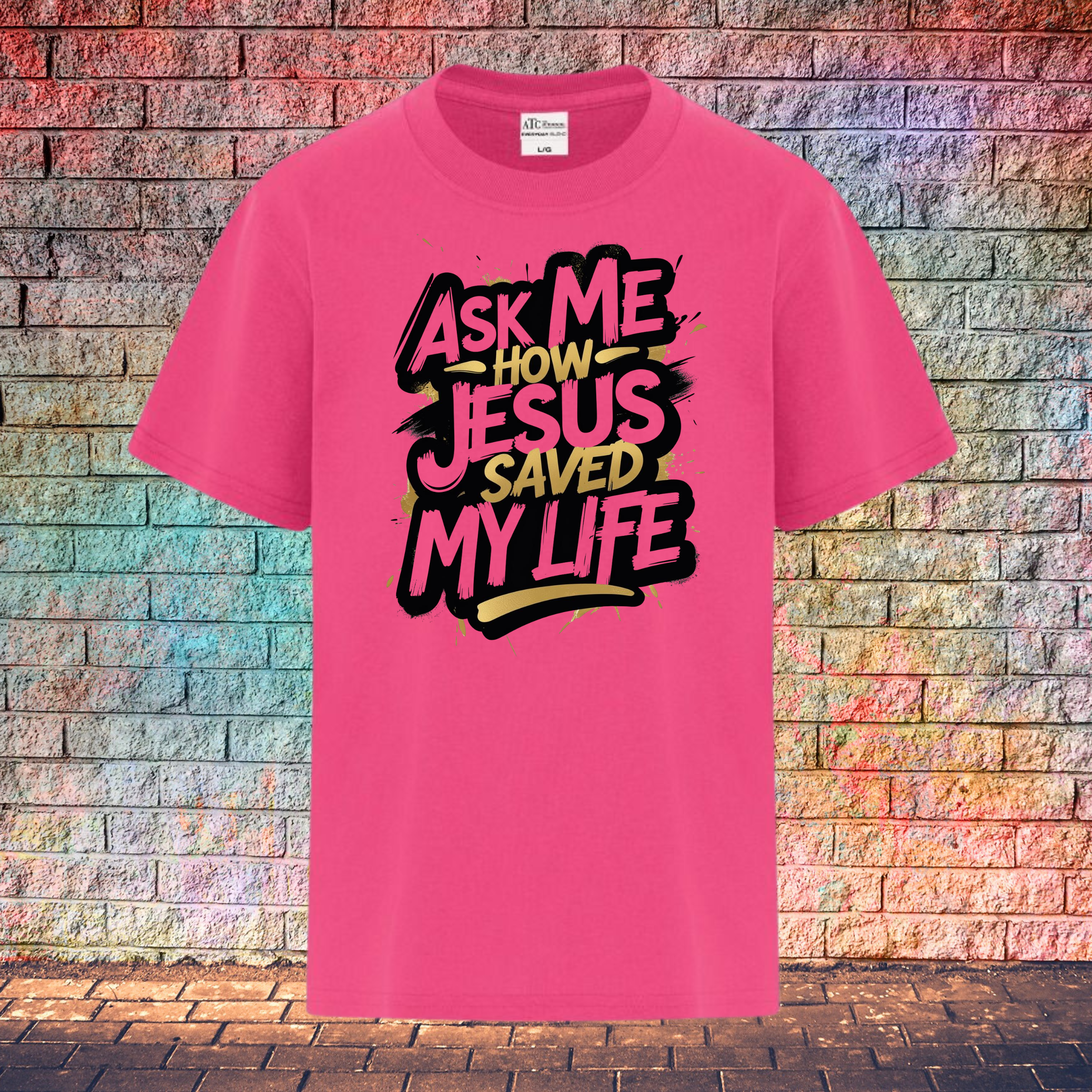 Ask Me How Jesus Saved My Life - Youth T-Shirt