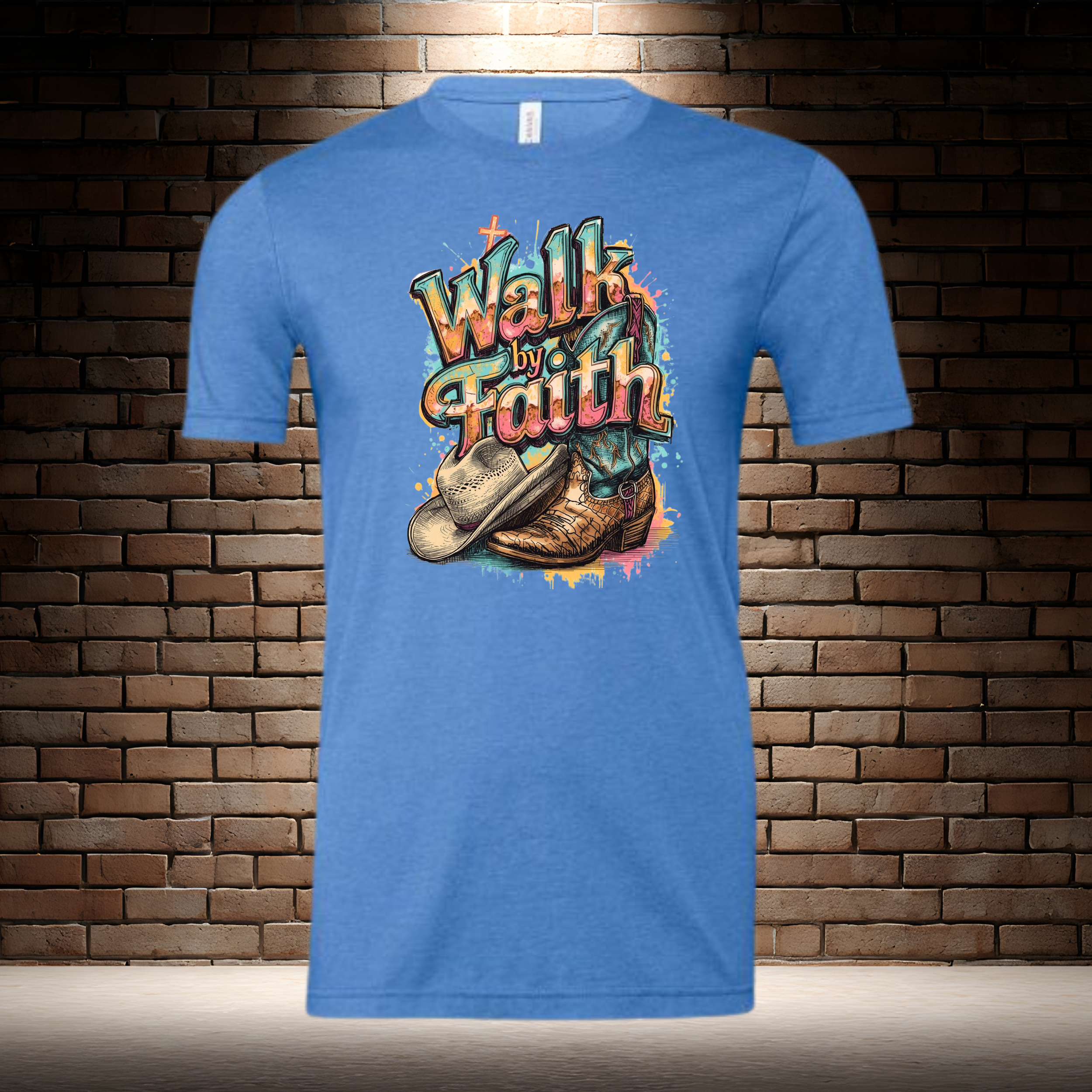 Walk By Faith - Boot and Hat