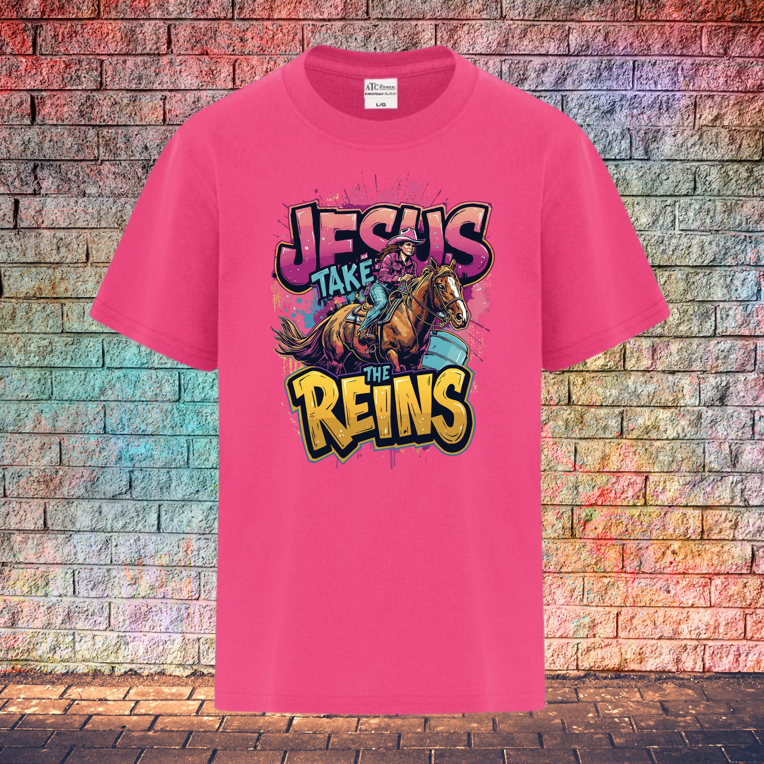 Jesus Take The Reins - Youth T-Shirt